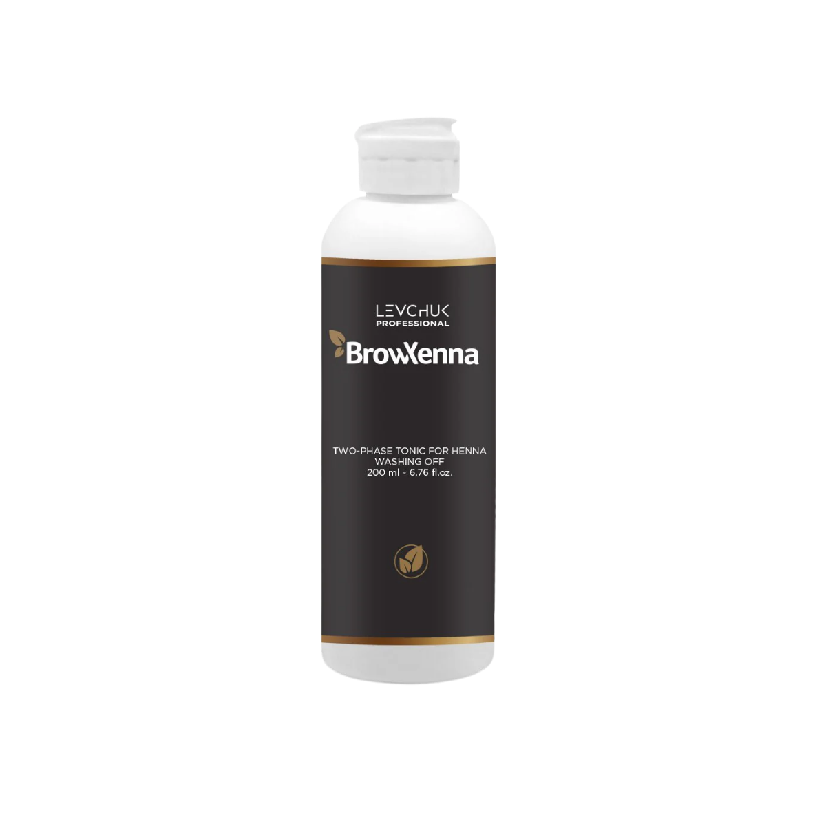 Two Phase Tonic BrowXenna 200 ml-solución bifásica profesional para eliminar henna y tintes de cejas de forma efectiva, suave e hidratante, ideal para preparaciones y correcciones en cabina.