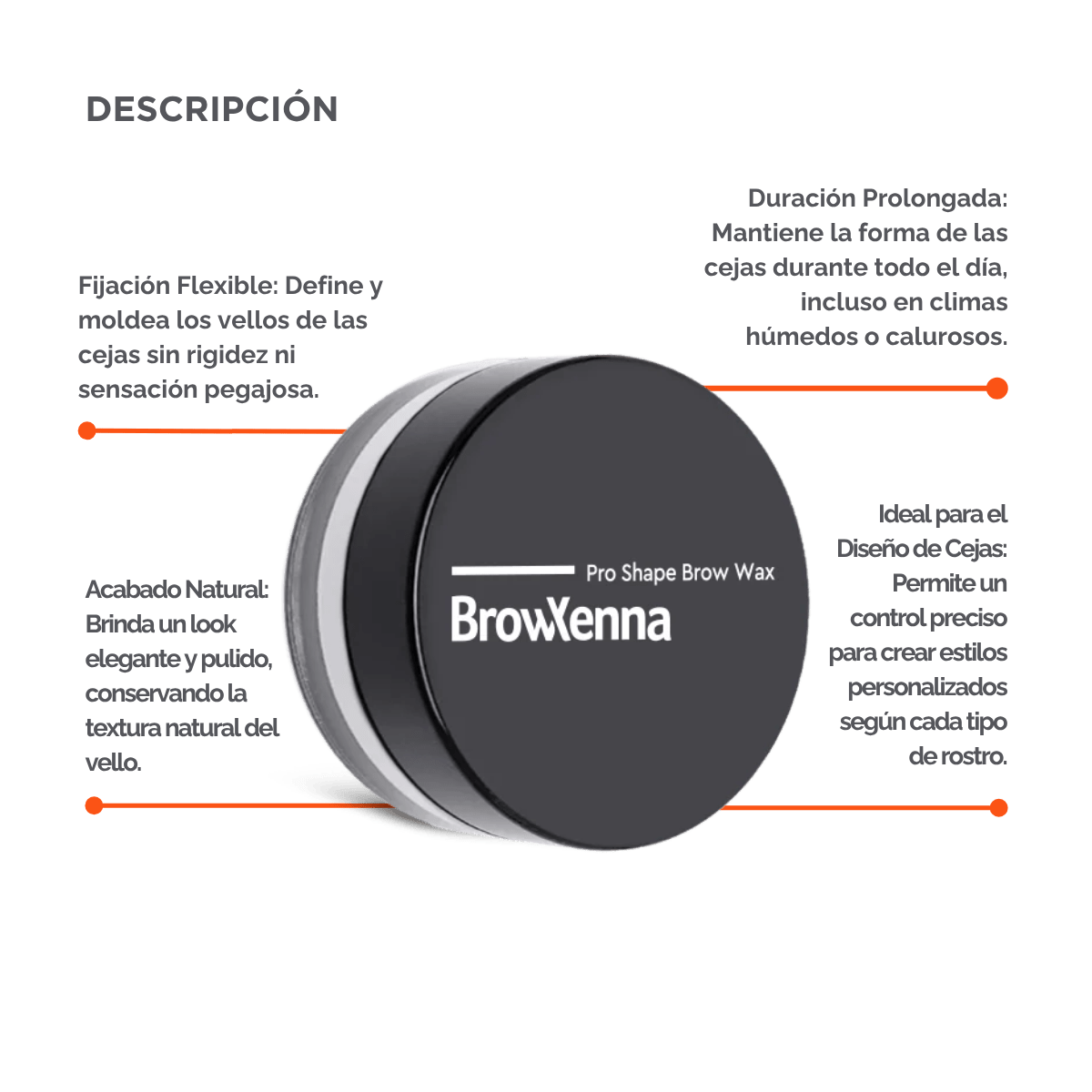 Cera para Moldeo de Cejas BrowXenna® - BrowXennamx