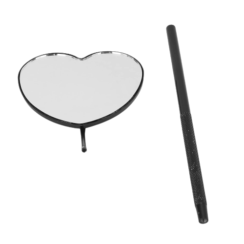 Espejo Corazon De Inspección de Pestañas - BrowXennamx