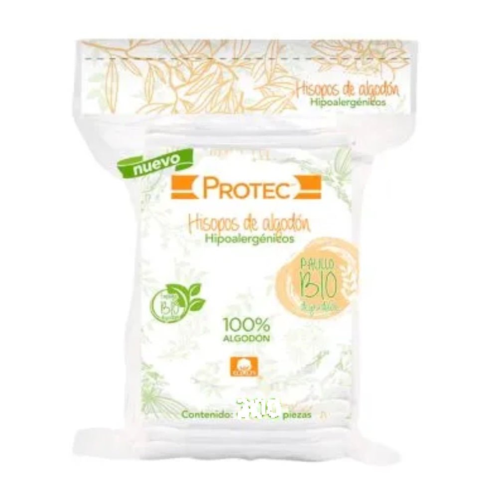 Hisopos Protec Hipoalergenicos Bolsa Con 100 Hisopos - BrowXennamx