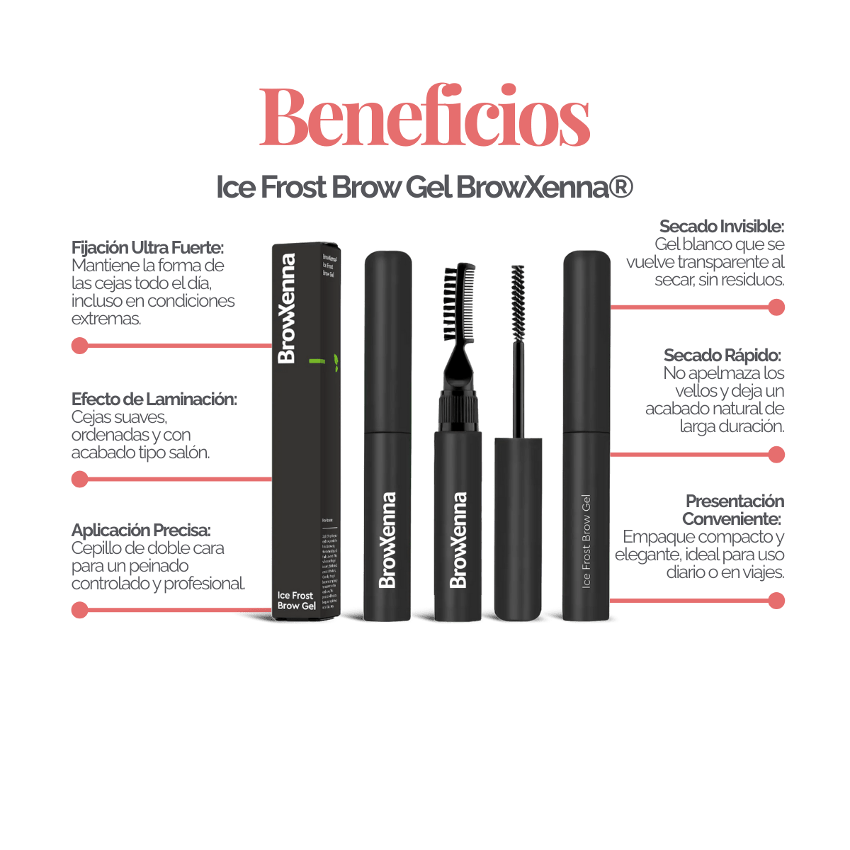Ice Frost Brow Gel BrowXenna® Cera Barra para Cejas - BrowXennamx