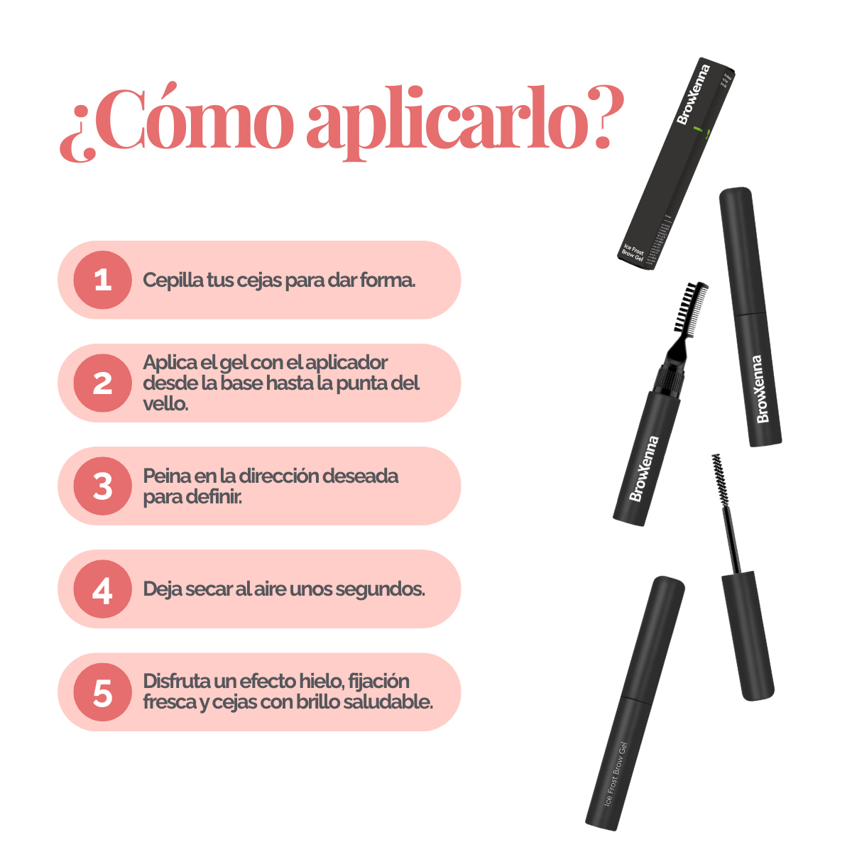 Ice Frost Brow Gel BrowXenna® Cera Barra para Cejas - BrowXennamx