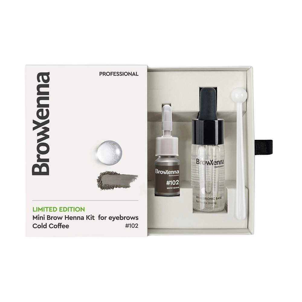 MINI Brow Henna Kit + Base Hialurónica – Ed. Limitada (varios tonos) - BrowXennamx