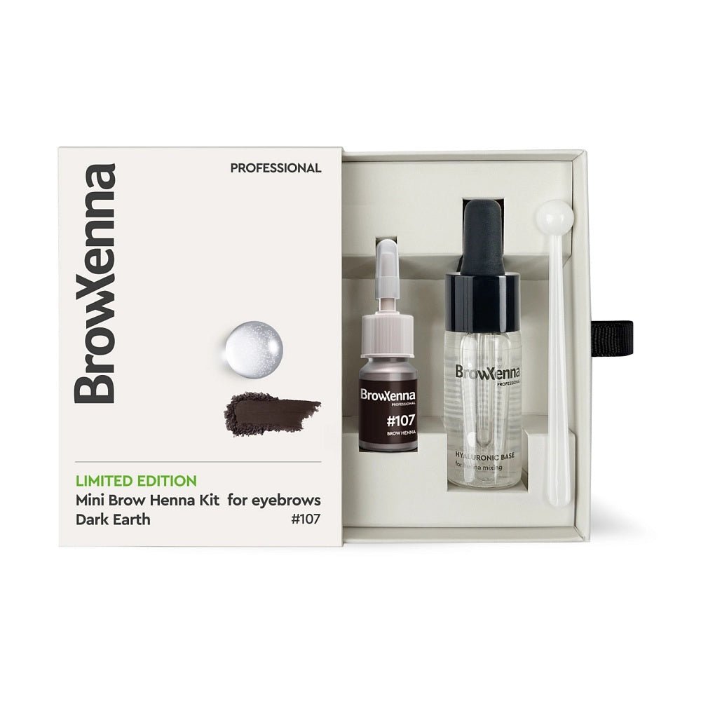 MINI Brow Henna Kit + Base Hialurónica – Ed. Limitada (varios tonos) - BrowXennamx