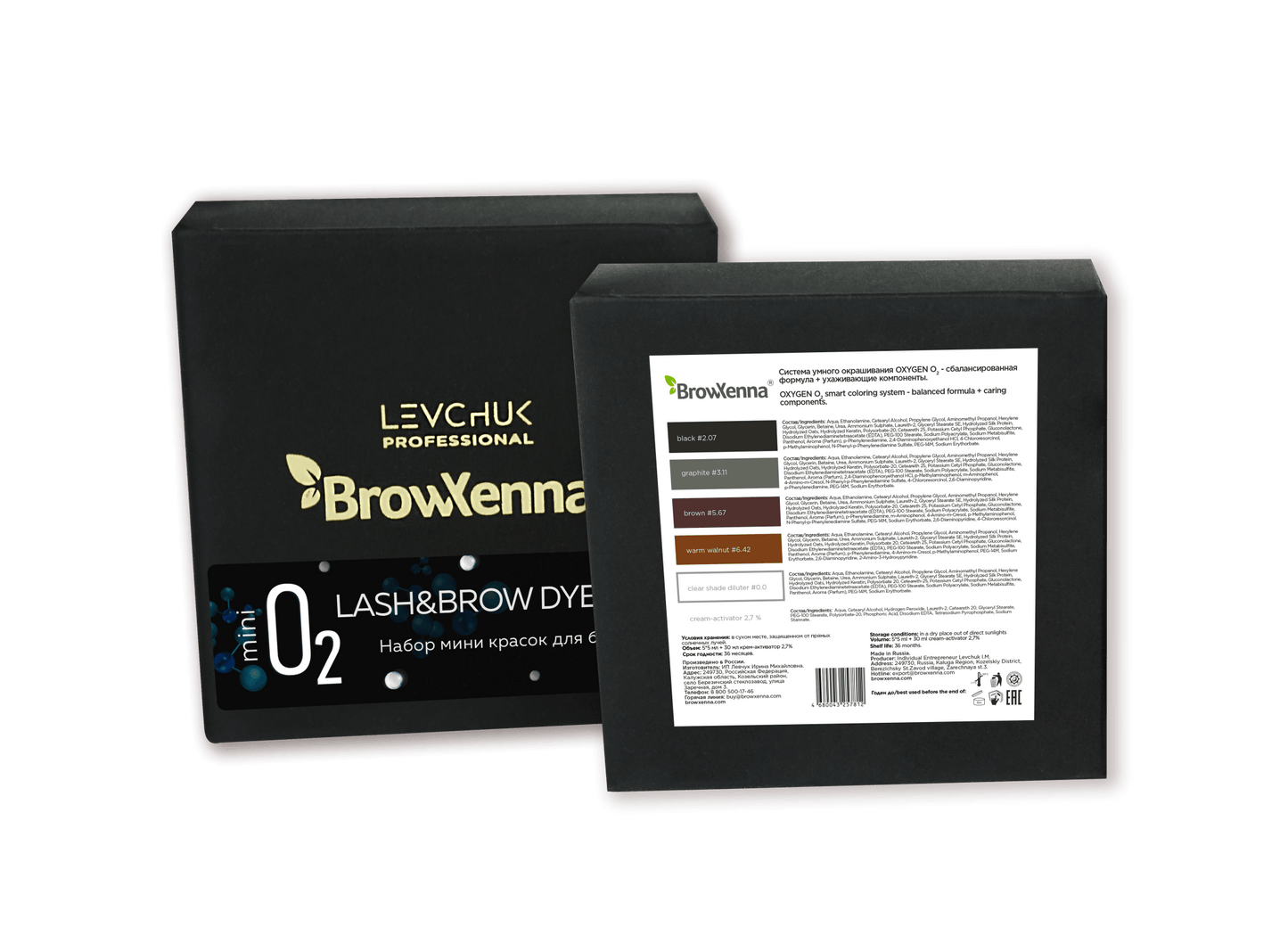 Mini Kit Oxygen 02 tinte para cejas - BrowXennamx