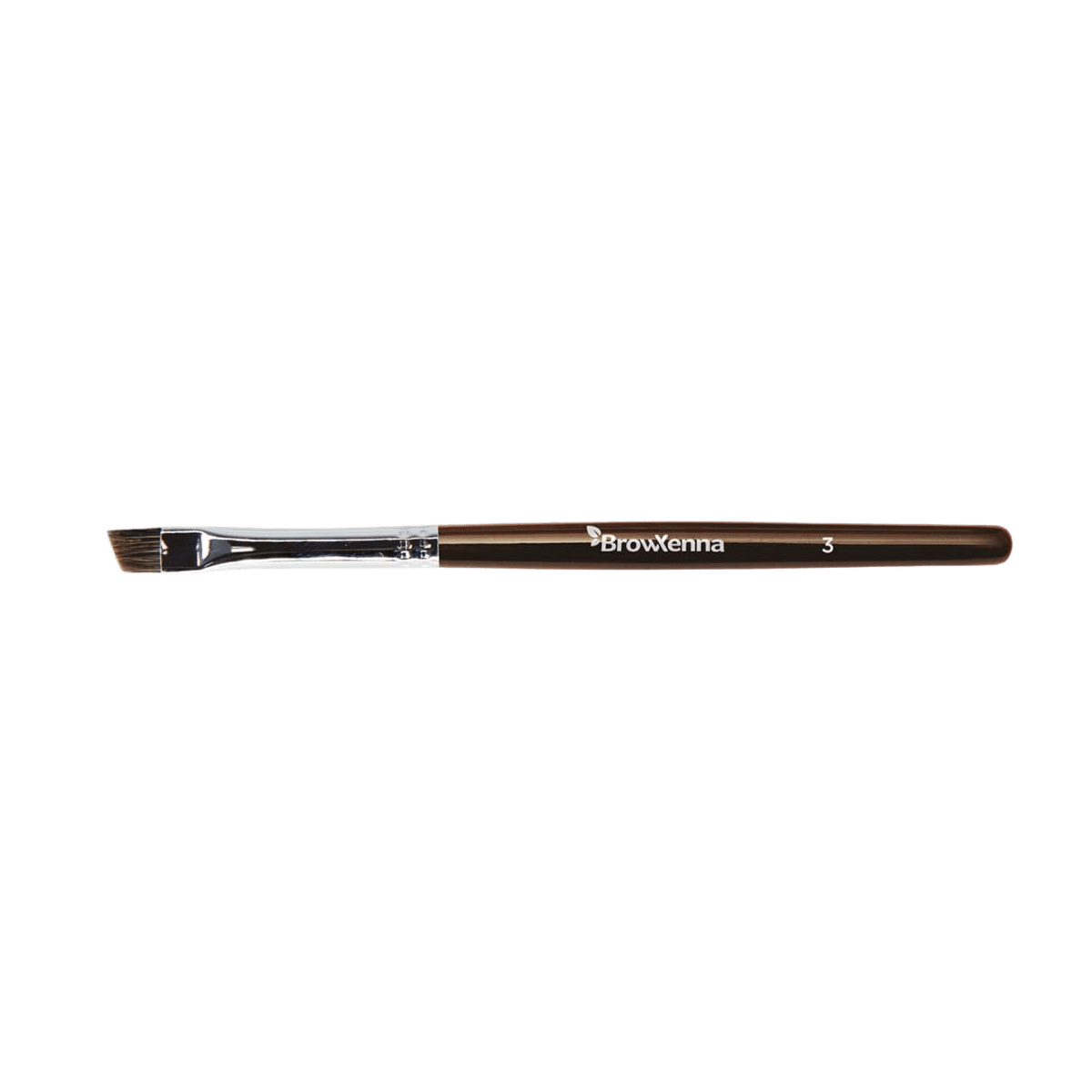 Brush superfine #3, BrowXenna® cerdas ultra finas y mango ergonómico diseñados para aplicación precisa de henna y maquillaje en cejas para técnicos de belleza exigentes.