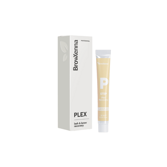 BrowXenna Plex Bond Recovery – suero regenerador profesional que restaura enlaces capilares y protege el vello durante y después de tratamientos químicos para cejas y pestañas.