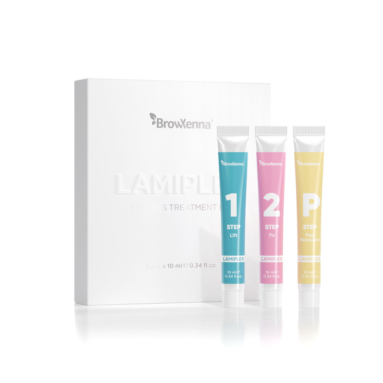 Lamiplex de BrowXenna, un kit profesional para la laminación y fortalecimiento de cejas y pestañas. Ideal para salones de belleza y esteticistas, proporcionando resultados duraderos y de alta calidad