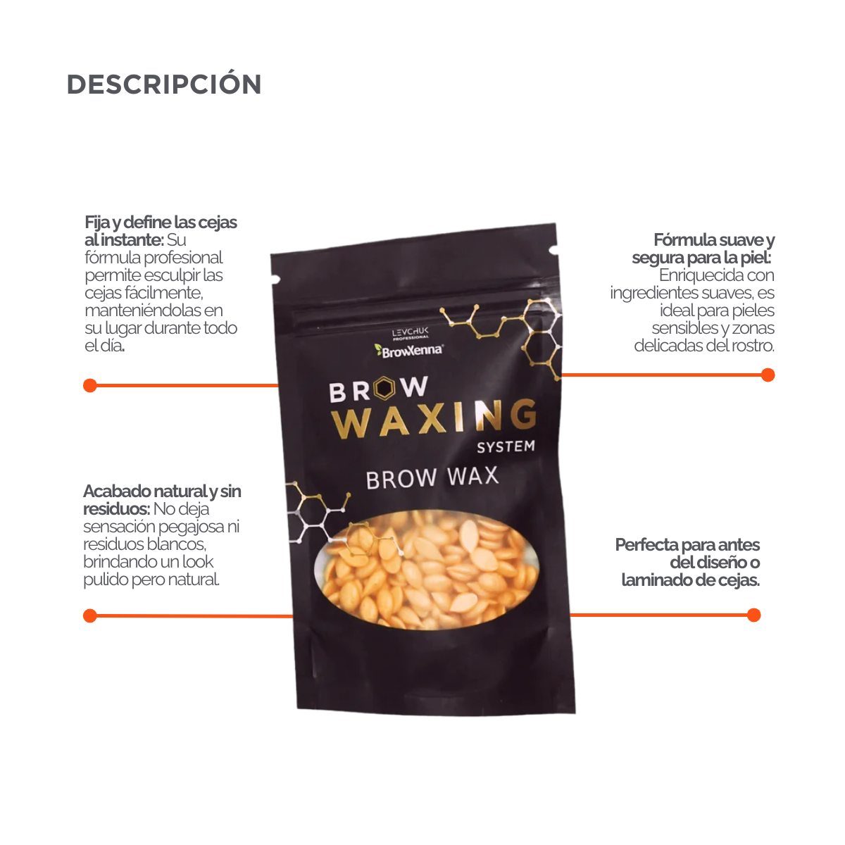 Cera para depilar de Browxenna®