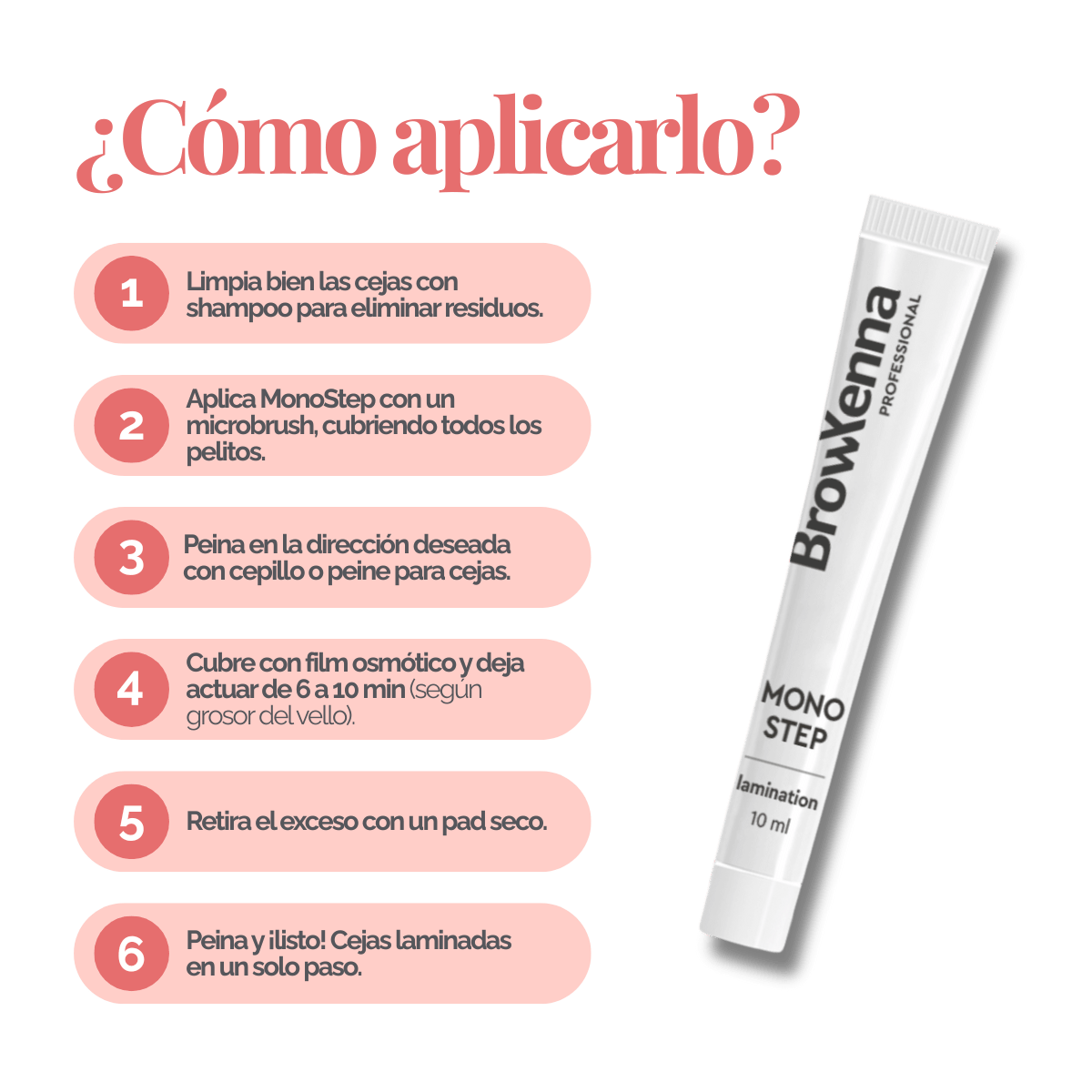 BrowXenna Mono Step Laminacion para Ceja & Pestaña - BrowXennamx