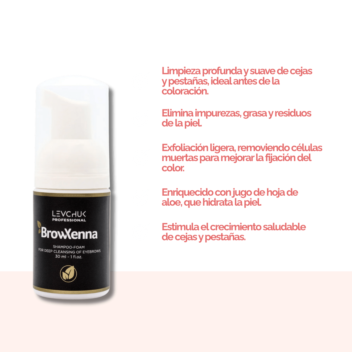 Espuma limpiadora profunda para cejas y pestañas - BrowXennamx
