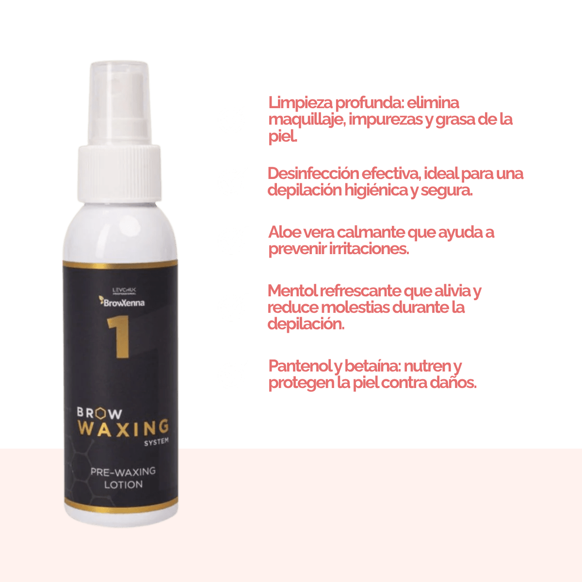 Loción preparadora para depilación de cejas - BrowXennamx