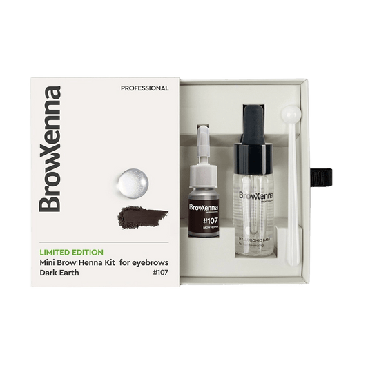 MINI Brow Henna Kit + Base Hialurónica – Ed. Limitada (varios tonos) - BrowXennamx