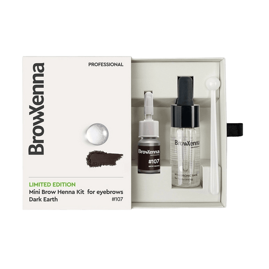 MINI Brow Henna Kit + Base Hialurónica – Ed. Limitada (varios tonos) - BrowXennamx
